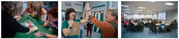 Students at Power Of Connection event.